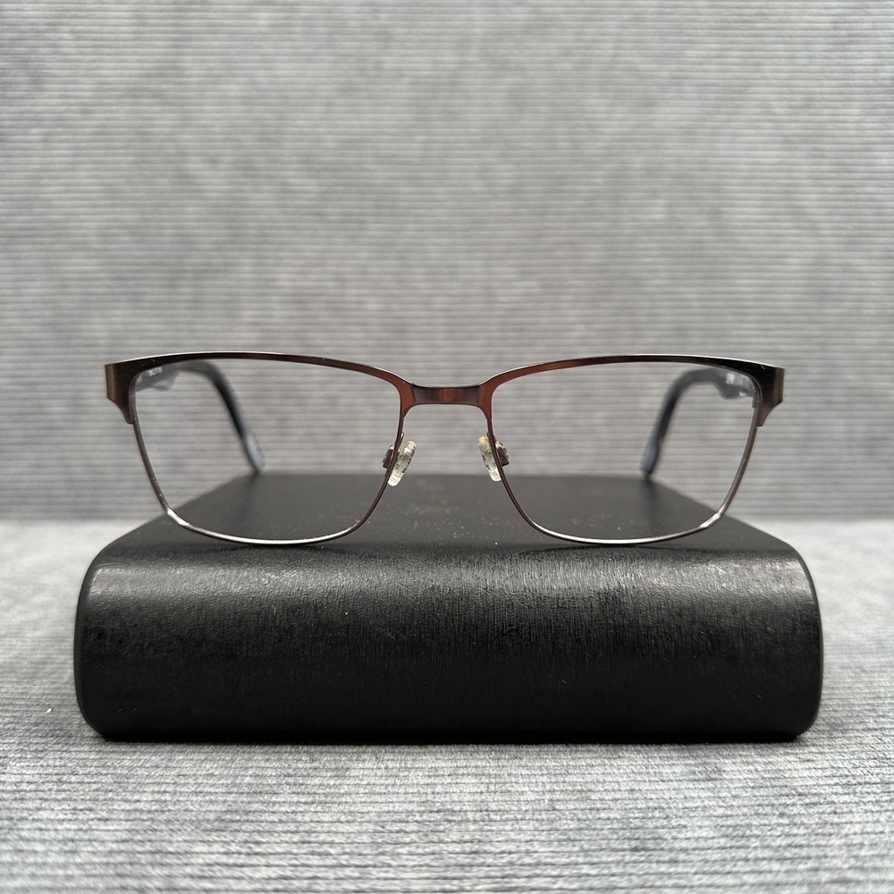 Spy Optic Jax Eyeglasses Bronze Black Rectangular Frames 54-17-145 JAX-BRZ-BLK